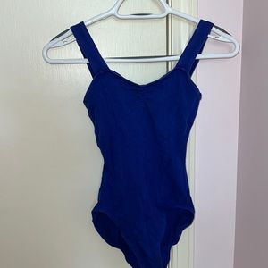blue leotard